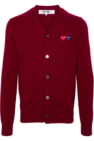 Comme des Garçons Cardigan med hjertemærke