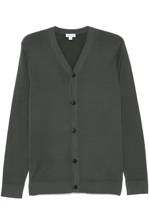 Sunspel Cardigan i merinould