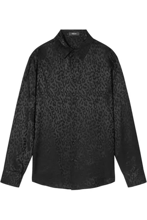 VERSACE Skjorte med leopardtryk