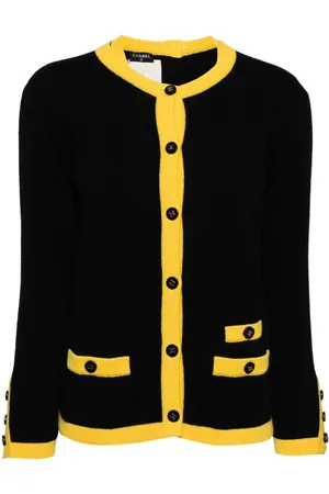 CHANEL Ensemble cardigan-top med korte ærmer fra 1994