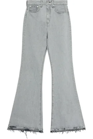 JUNYA WATANABE Jeans med slitageeffekt og svaj