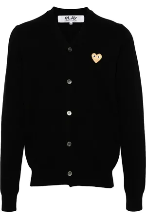 Comme des Garçons Cardigan med hjertemærke