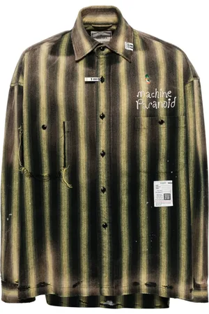 Maison Mihara Yasuhiro Broderet skjorte