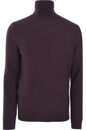 corneliani Striktrøje med rullekrave