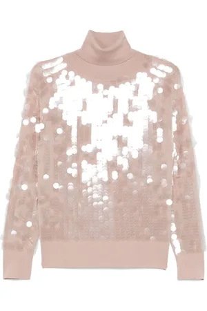 ERMANNO SCERVINO Sweater med pailletudsmykning