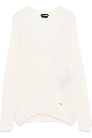 Tom Ford Sømløs sweater med V-hals