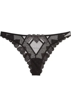 FLEUR DU MAL Trusser med broderet hjerte
