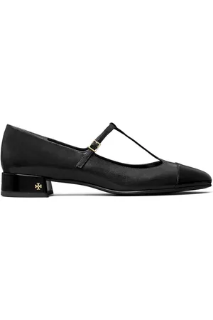 Tory Burch 25 mm ballerinasko med T-rem og tåkappe