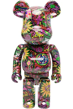 MEDICOM TOY Psychedelic Paisley bear figur (66 cm x 32 cm)