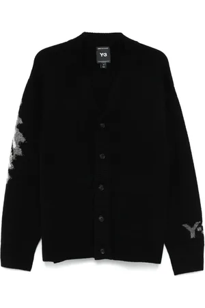 Y-3 X Adidas cardigan i strik