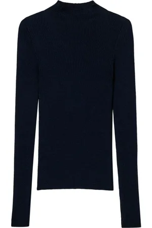 Twin-Set Sømløs sweater med høj hals