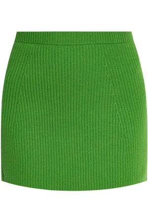 Sportmax Kort ribstrikket nederdel