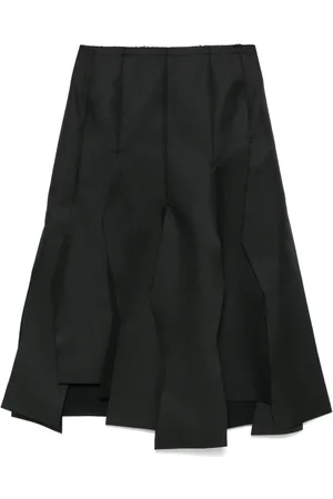 Comme des Garçons Kort nederdel med plisseringer