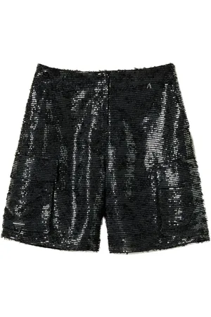 Twin-Set Shorts med pailletudsmykning