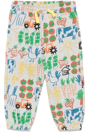 Stella McCartney Joggingbukser med farmyard-tryk