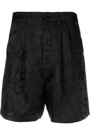 ANINE BING Silkeshorts med blomstertryk