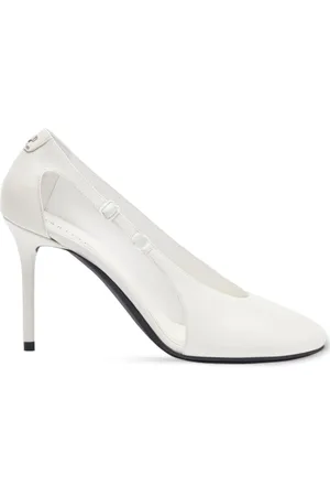 Courrèges 100 mm Oblique pumps i læder