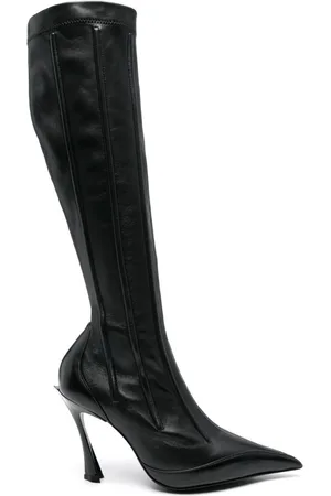 MUGLER 105 mm knæhøje Corset støvler