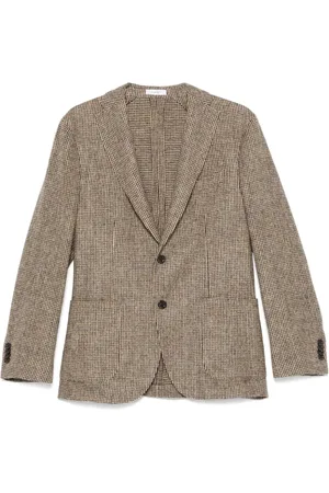 Boglioli Blazer i monogram-jacquard