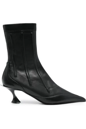 MUGLER 55 mm støvler med præget detalje