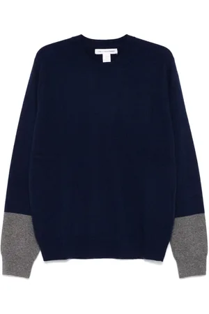 Comme des Garçons Sweater med colourblocking