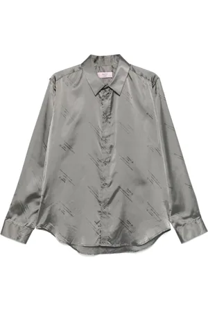 MARTINE ROSE Skjorte med jacquard-logo
