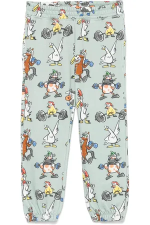 Stella McCartney Joggingbukser med dyretryk