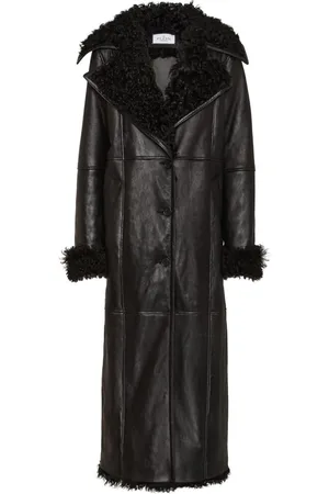 Philipp Plein Skull & Bones lammeskindsfrakke