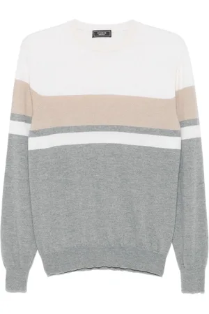 PESERICO SIGN Sweater med stribe-detalje
