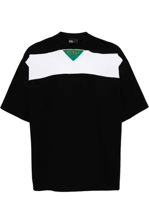 Kolor T-shirt med stribedetalje