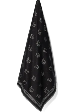 Karl Lagerfeld Finstrikket tørklæde med lurex-detalje