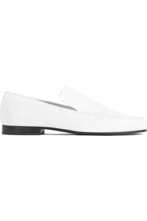 Totême Loafers i læder med krokodilleeffekt