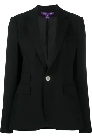 Ralph Lauren Skræddersyet blazer i uld-crepe