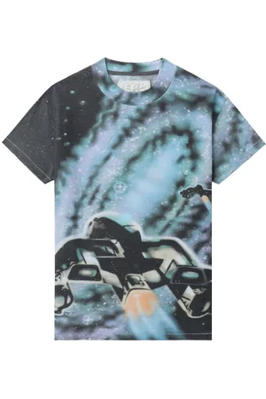 ERL T-shirt med rum-tryk