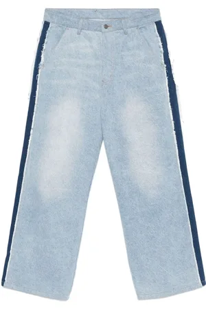 KIDSUPER STUDIOS X Ronaldinho jeans med striber