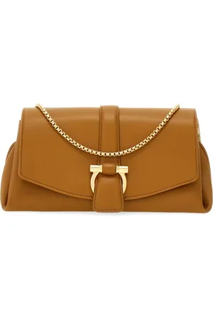 Salvatore Ferragamo Lille skuldertaske med flaplukning foran