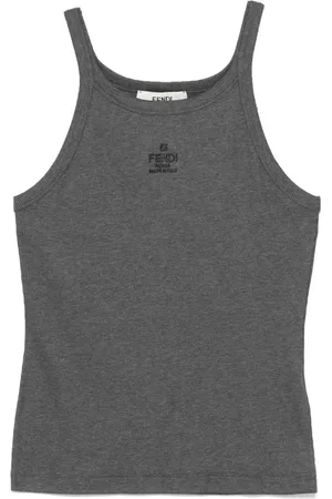 Fendi Top med broderet logo
