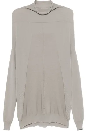 Rick Owens Oversize sweater med krave
