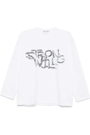 Comme des Garçons T-shirt med pailletudsmykning