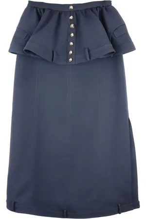 Rokh Mellemlang nederdel med peplum-snit