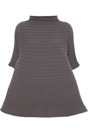 PLEATS PLEASE ISSEY MIYAKE Ribstrikket top
