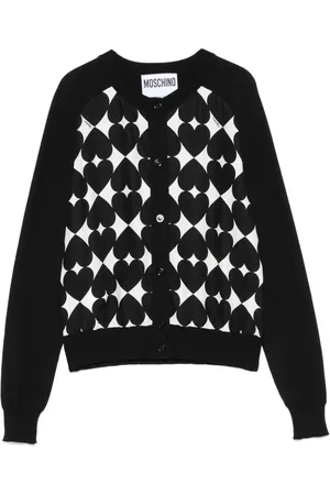 Moschino Cardigan med hjertetryk