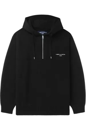 Comme des Garçons Hættetrøje med broderet logo