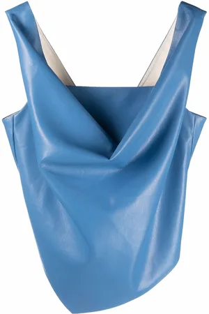 Nanushka ærmeløs top med draperinger