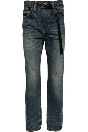 SACAI Vaskede jeans med smal pasform