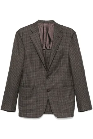 CANALI Houndstooth-mønstret blazer