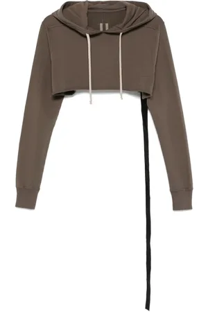 Rick Owens Cropped hættetrøje