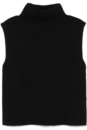 Marni Ribstrikket vest i uld