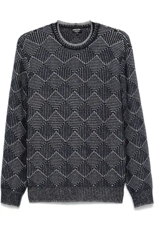 Giorgio Armani Jacquard-sweater i kashmir