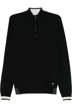 Manuel Ritz Sweater med lynlås i halsen